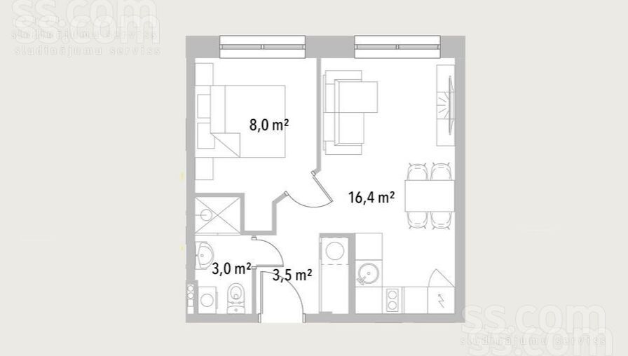 Čiekurkalna 7. šķ l. 7a, Rīga — dzivoklis