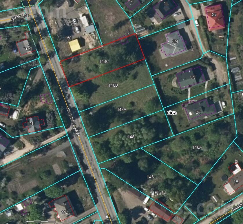 Jaunciema g. 146, Rīga — zeme