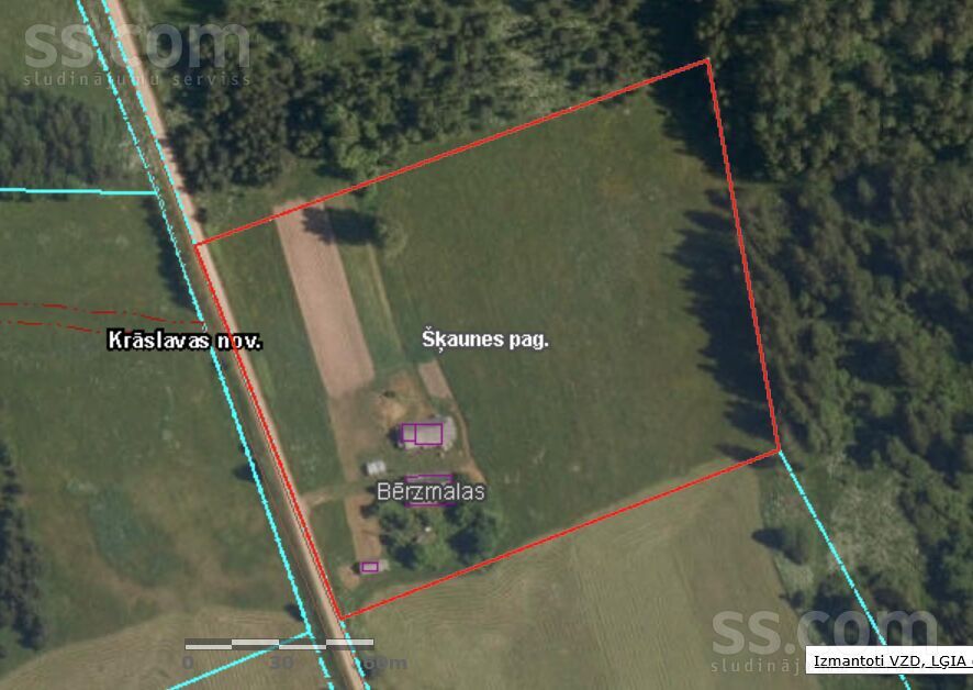 Zamšoviki, Krāslava un raj., Šķaunes pag. — vienseta