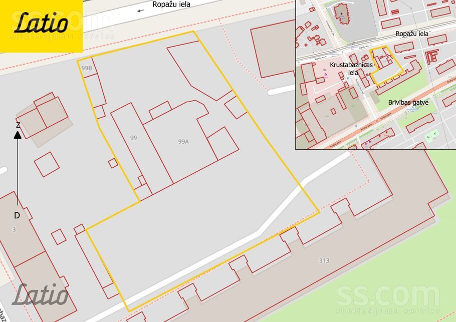 Ropažu, Rīga — zeme