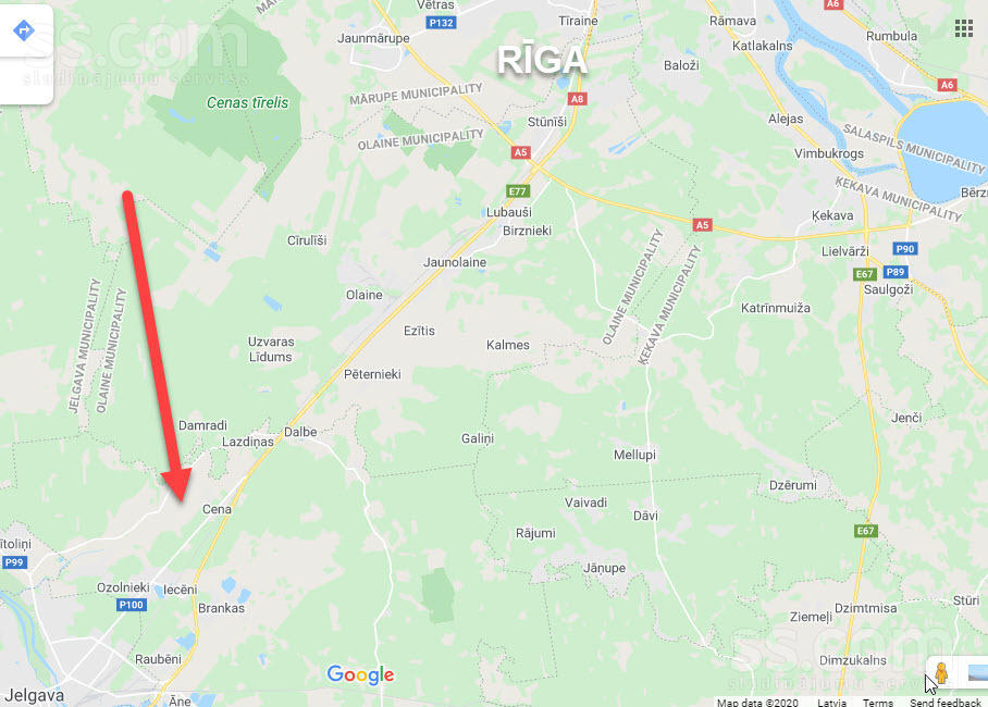 Beņķi, Jelgava un raj., Ozolnieku pag. — zeme