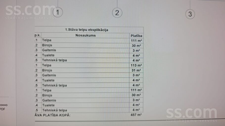 Dīķa 36a, Rīga, Ziepniekkalns — telpa