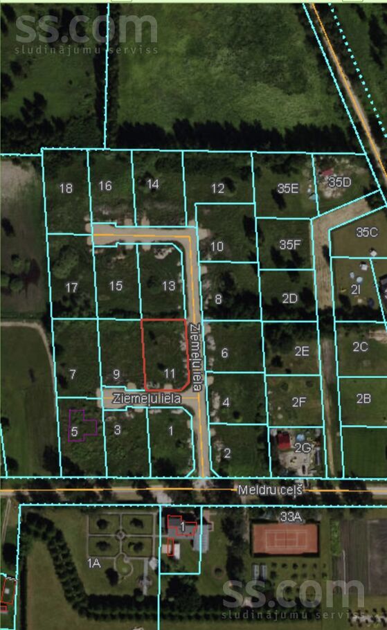 Ziemeļu 11, Jelgava un raj., Jelgava — zeme