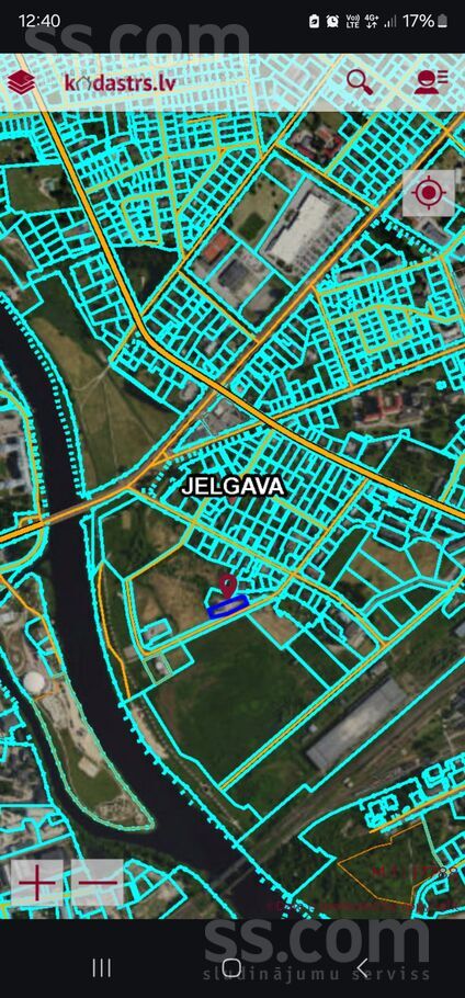 Peldu iela 1, Jelgava un raj., Jelgava — telpa