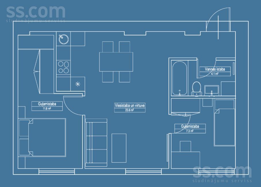 Alauksta 7, Rīga — dzivoklis