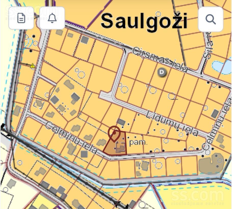 Celmiņu 47, Saulgoži, Rīgas rajons, Ķekavas pag. — zeme