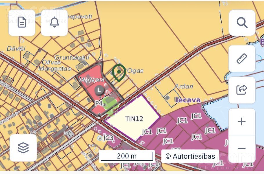Stelpes, Iecava, Bauska un raj., Iecavas nov. — zeme