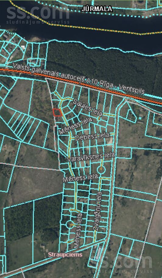 Mēness iela 4, Straupciems, Rīgas rajons, Salas pag. — zeme