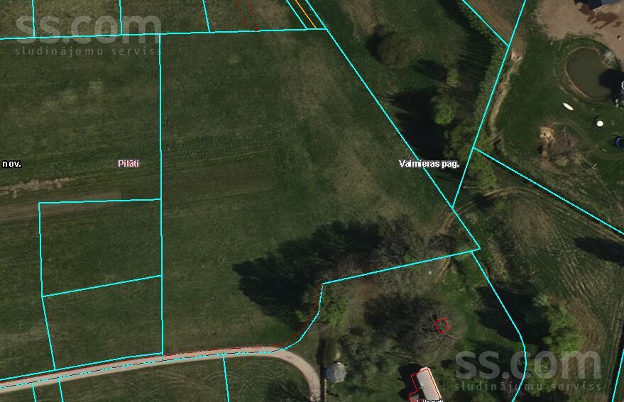 B/n, Pilāti, Valmiera un raj., Valmieras pag. — zeme
