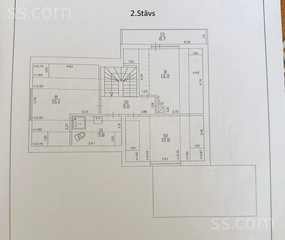 Mažā Ķentes iela 38, Ogre un raj., Ogre — maja