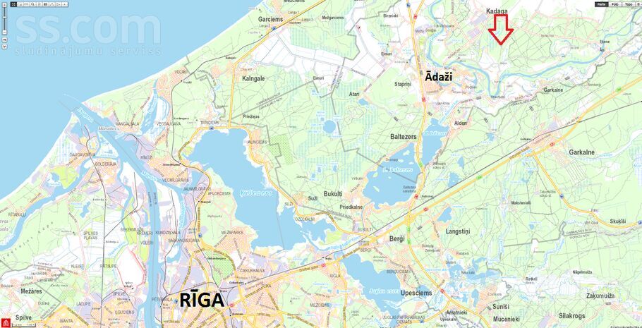 Kociņi, Kadaga, Rīgas rajons, Ādažu nov. — zeme