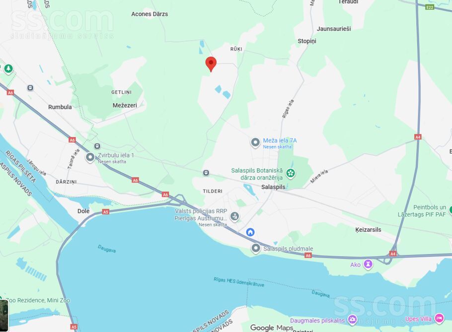 Zvirbuļu 1, Rīgas rajons, Salaspils — zeme