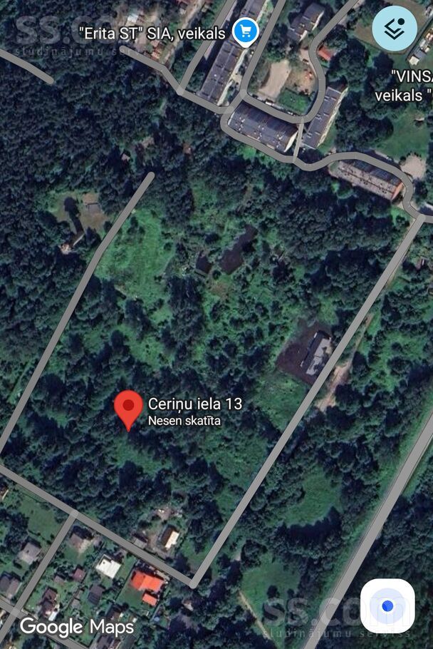 Ceriņu 13, Stūnīši, Rīgas rajons, Olaines pag. — zeme