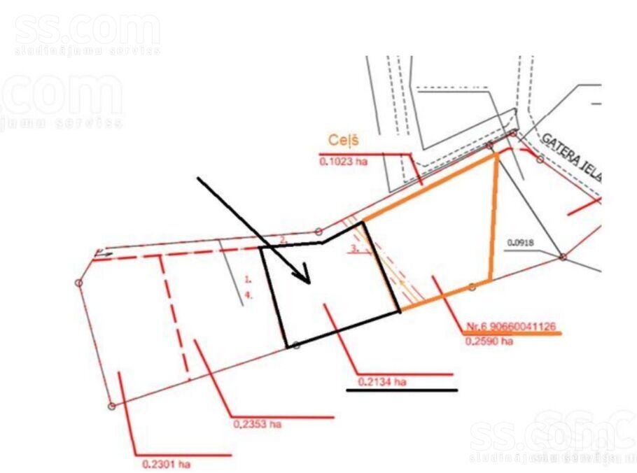 Gatera iela, Lapmežciems, Tukums un raj. — zeme