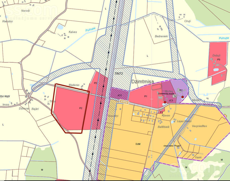 Ziemeļrozes, Dzimtmisa, Bauska un raj., Iecavas nov. — zeme