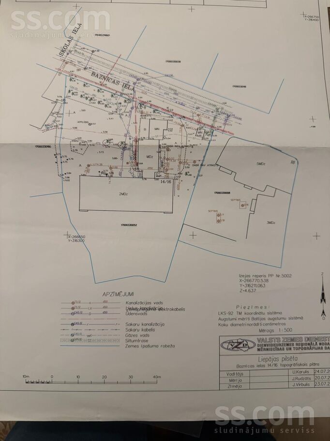 Baznicas14/16, Liepāja un raj., Liepāja — zeme