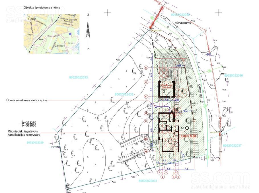 Ūdeņu iela 4, Gauja, Rīgas rajons, Carnikavas nov. — zeme