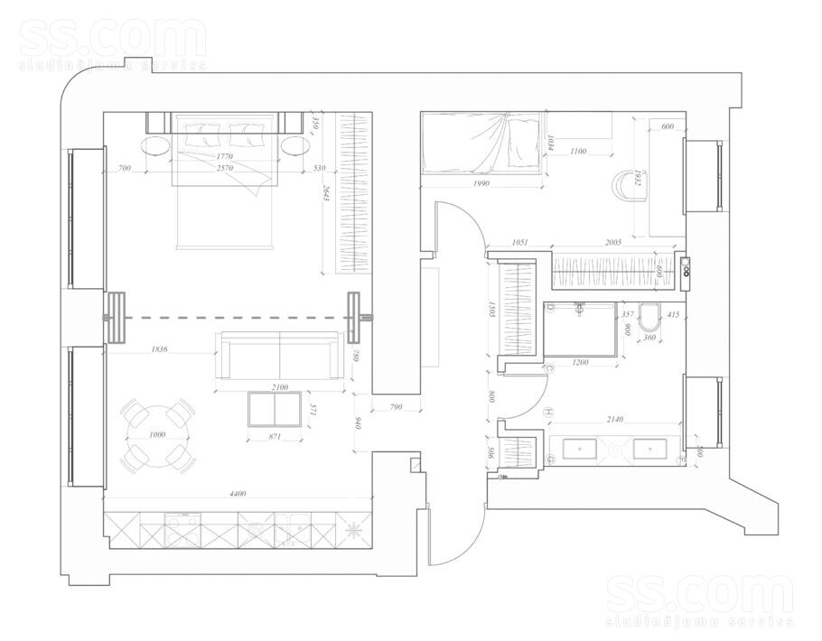 Ausekļa 3, Rīga — dzivoklis