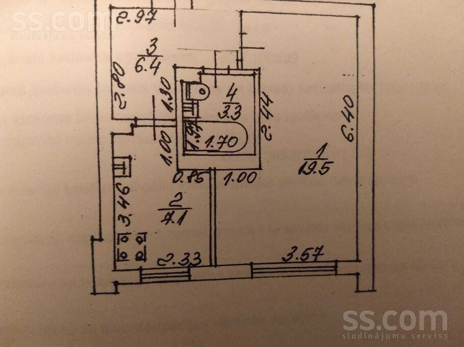 Ganibu 63, Jelgava un raj., Jelgava — dzivoklis