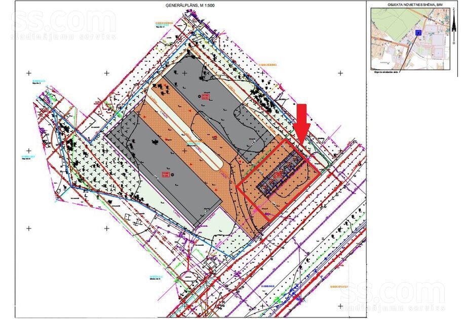 Ulbrokas 33, Rīga — zeme