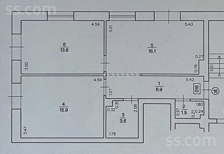 Raiņa 3a, Jelgava un raj., Jelgava — dzivoklis