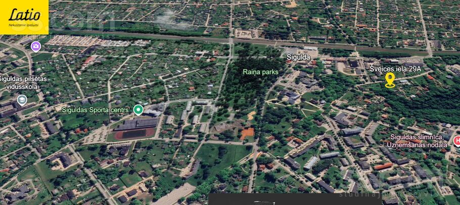 Šveices iela 29a, Rīgas rajons, Sigulda — zeme