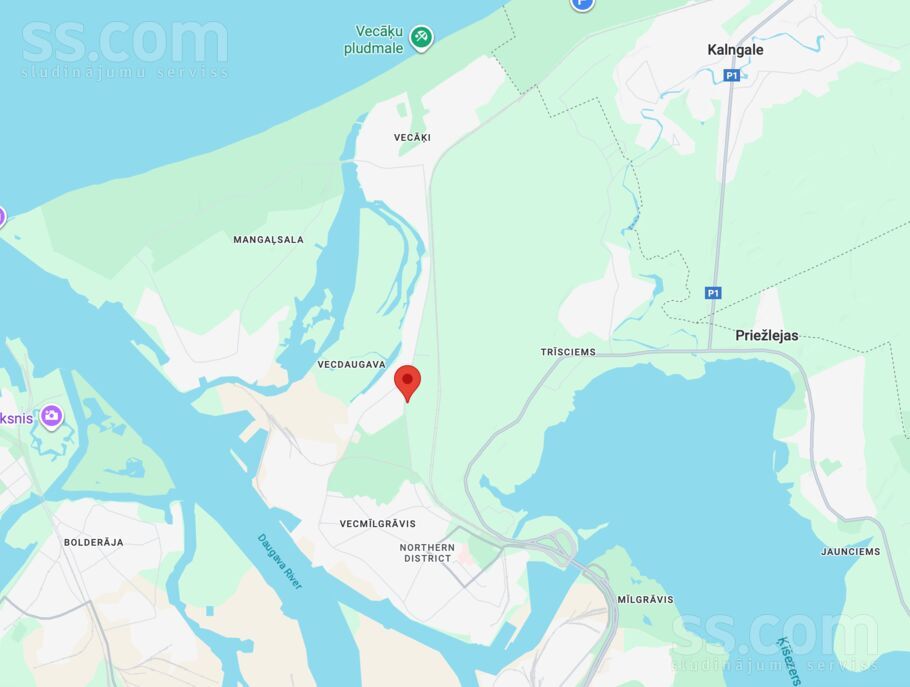 Vecāķu pr., Rīga — zeme