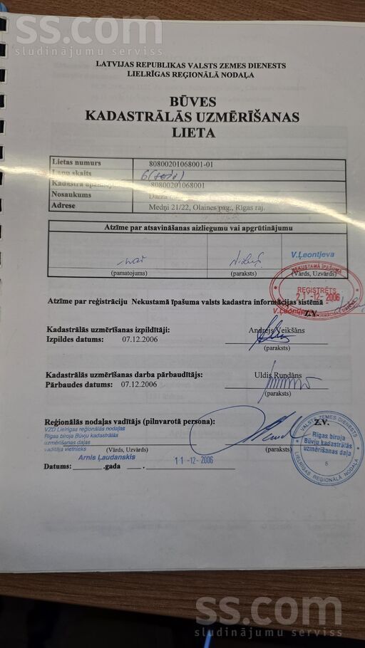 Medņi 20/21/22 21/22, Jāņupe, Rīgas rajons, Olaines pag. — maja