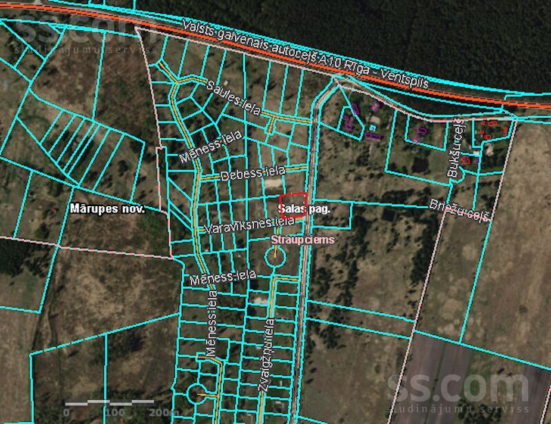 Varavīksnes iela 2, Straupciems, Rīgas rajons, Salas pag. — zeme