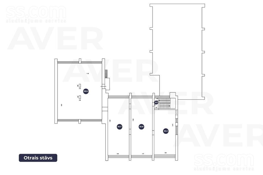 Ausekļa iela 16, Ogre un raj., Lielvārde — telpa