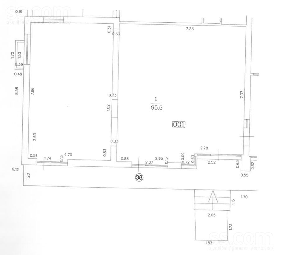 Zaubes 9a, Rīga, centrs — telpa