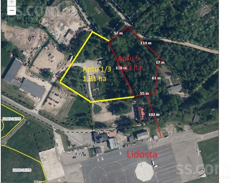 Apšu 5, Cimdenieki, Liepāja un raj., Grobiņas pag. — zeme