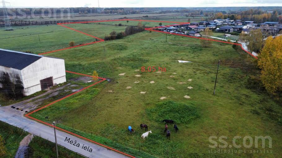 Meža 52, Rīgas rajons, Salaspils — zeme