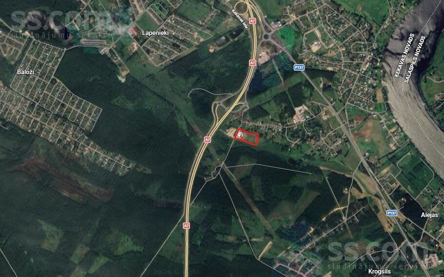 Millijas, Krogsils, Rīgas rajons, Ķekavas pag. — zeme