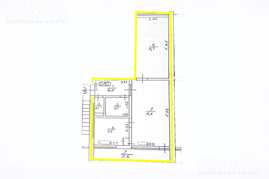 Krusta iela 1, Liepāja un raj., Liepāja — dzivoklis