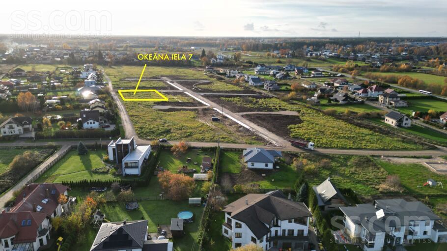 Okeāna 7, Katlakalns, Rīgas rajons, Ķekavas pag. — zeme