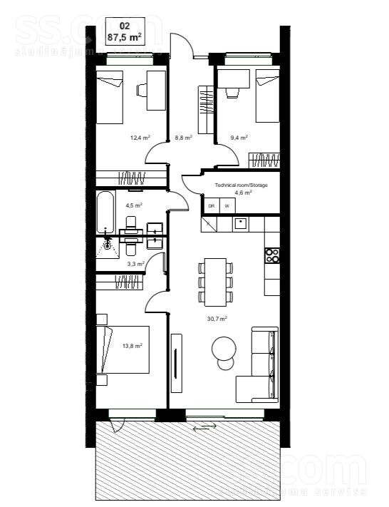 Podnieku iela, Ādaži, Rīgas rajons, Ādažu nov. — maja