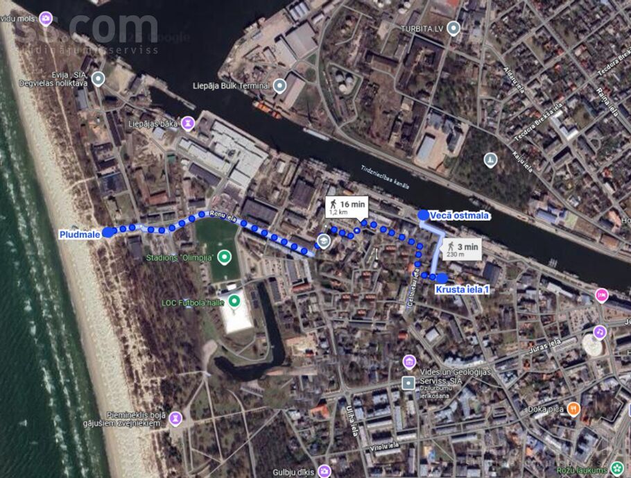 Krusta iela 1, Liepāja un raj., Liepāja — dzivoklis