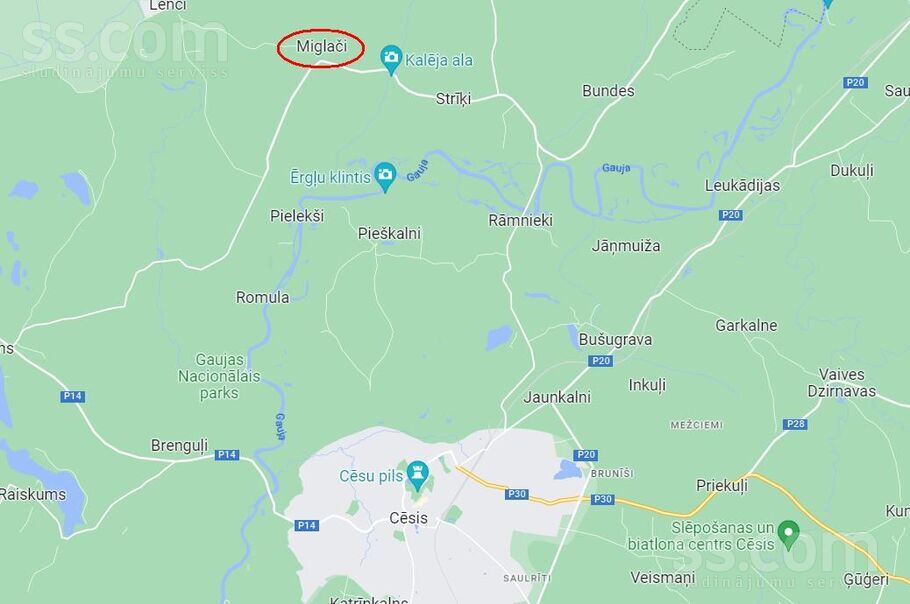 Miglači, Raiskums, Cēsis un raj., Raiskuma pag. — maja