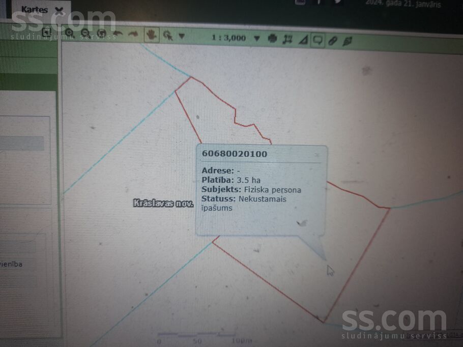 Kalnieši, Krāslava un raj., Kalniešu pag. — mezs