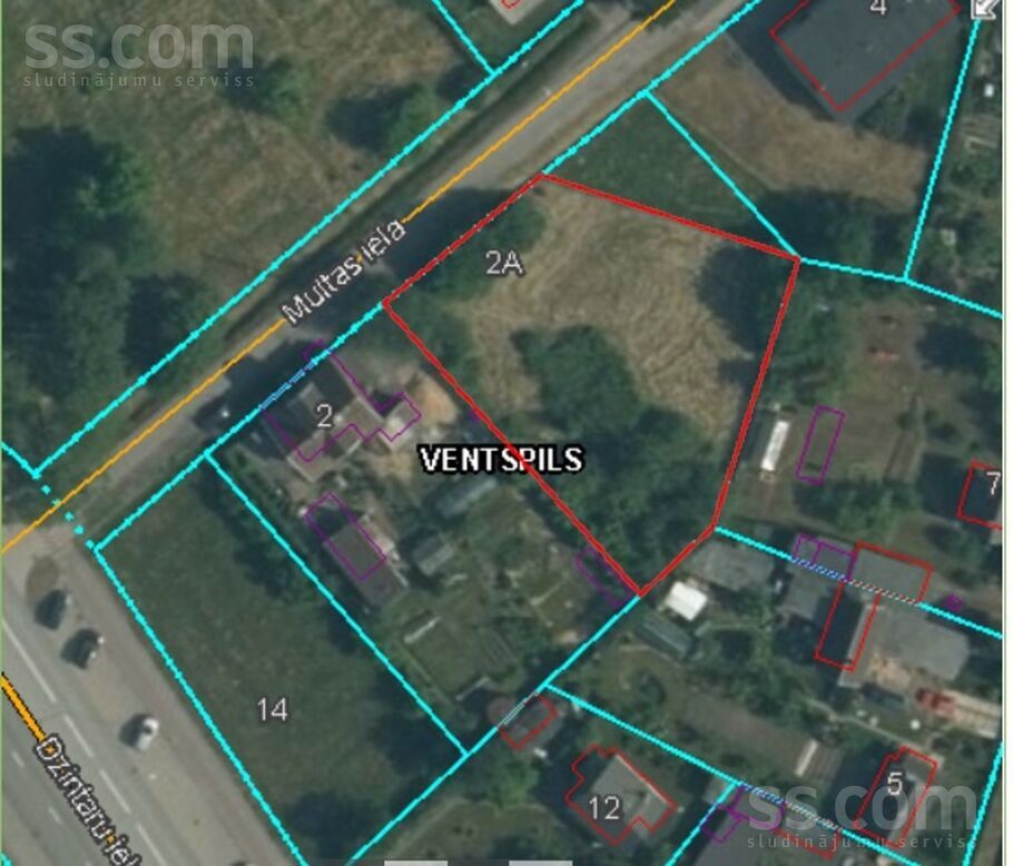 Muitas 2a, Ventspils un raj., Ventspils — zeme