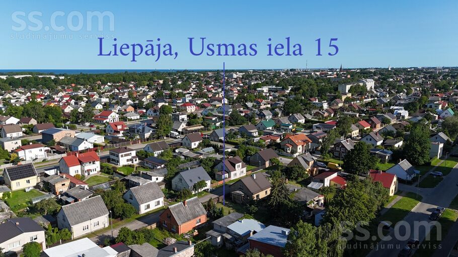 Usmas iela 15, Liepāja un raj., Liepāja — maja