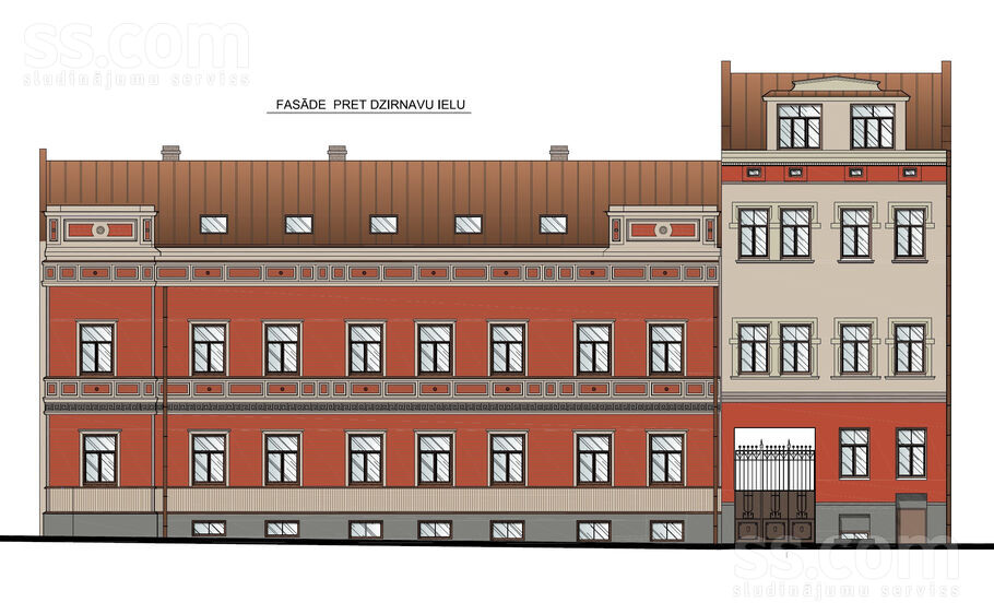 Dzirnavu 136, Rīga — maja