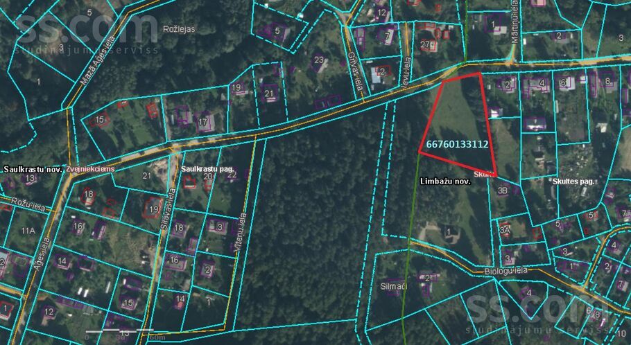 Teterlīču iela 2b/2c, Rīgas rajons, Saulkrasti — zeme