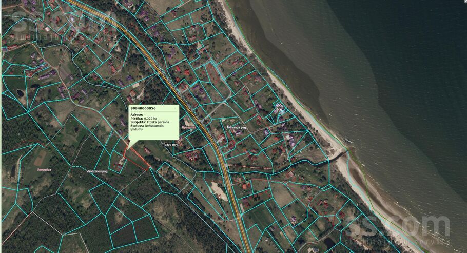 Silenieki, Upesgrīva, Talsi un raj., Mērsraga pag. — zeme