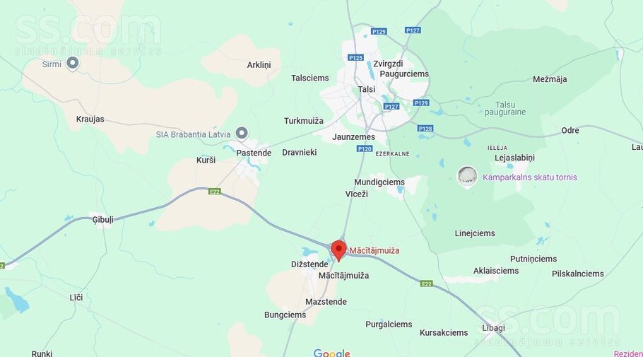 Mazstendes muiža, Mācītājmuiža, Talsi un raj., Lībagu pag. — maja