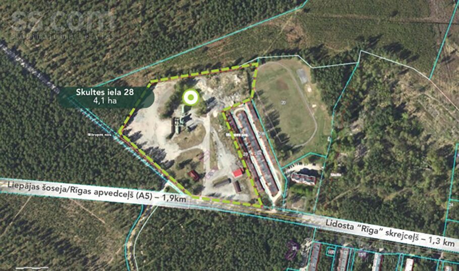 Skultes 28, Mārupe, Rīgas rajons, Mārupes pag. — telpa