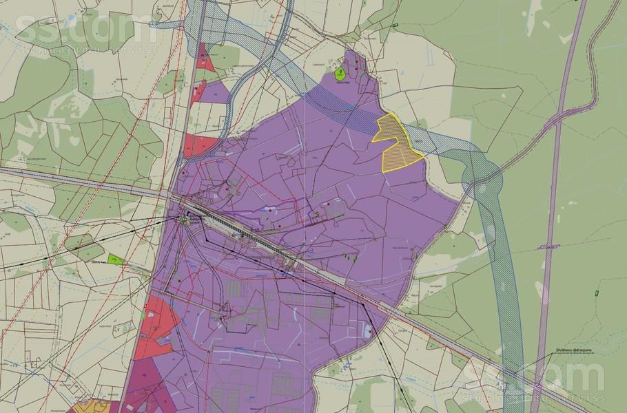Iecavas stacija, Iecava, Bauska un raj., Iecavas nov. — zeme