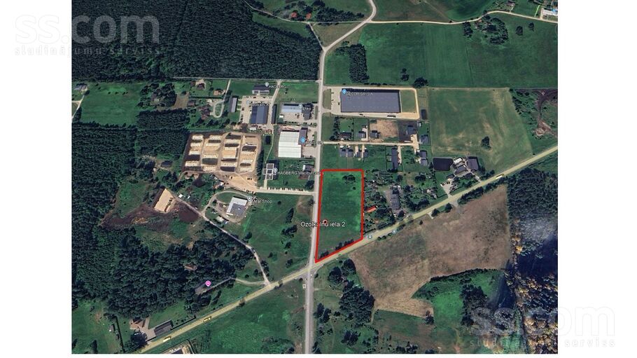 Ozolkalnu iela 2, Lidosta "Rīga", Rīgas rajons, Mārupes pag. — zeme