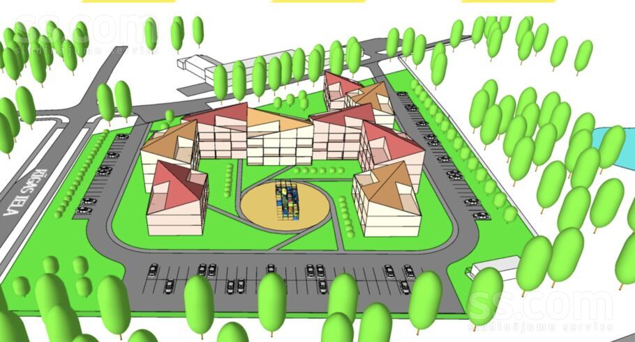 Rīgas iela 46, Rīgas rajons, Salaspils — zeme